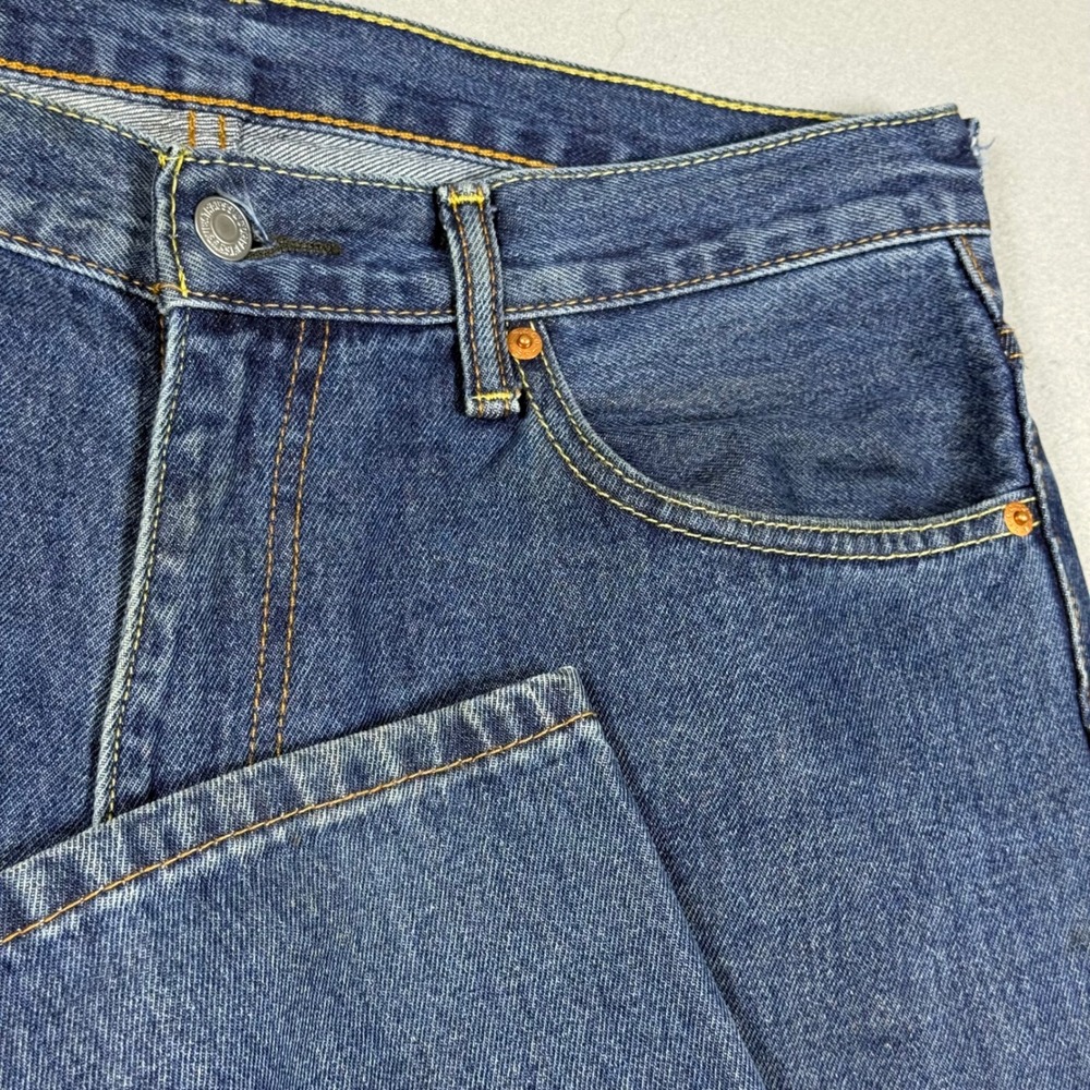 Levis Relaxed Fit Jeans Mens Blue Medium Wash Straight Leg Denim Pants
